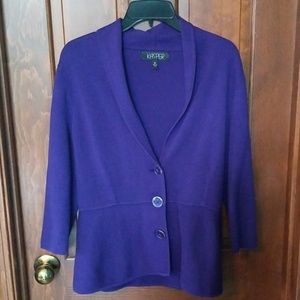 Kasper 3/4 sleeve knit Jacket